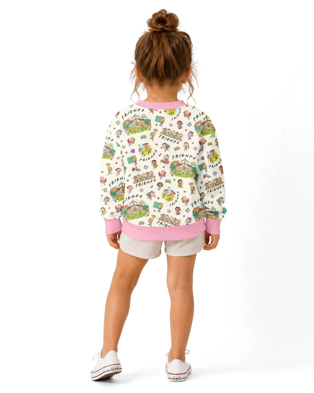 Sweatshirt mit Rundhalsausschnitt aus Bambusfaser
