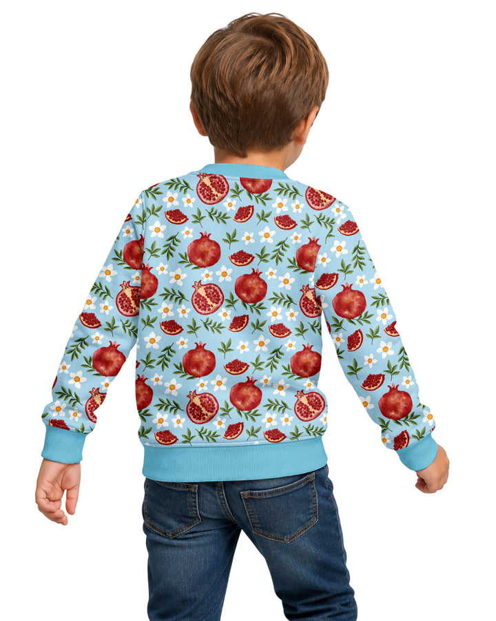 Sweatshirt mit Rundhalsausschnitt aus Bambusfaser