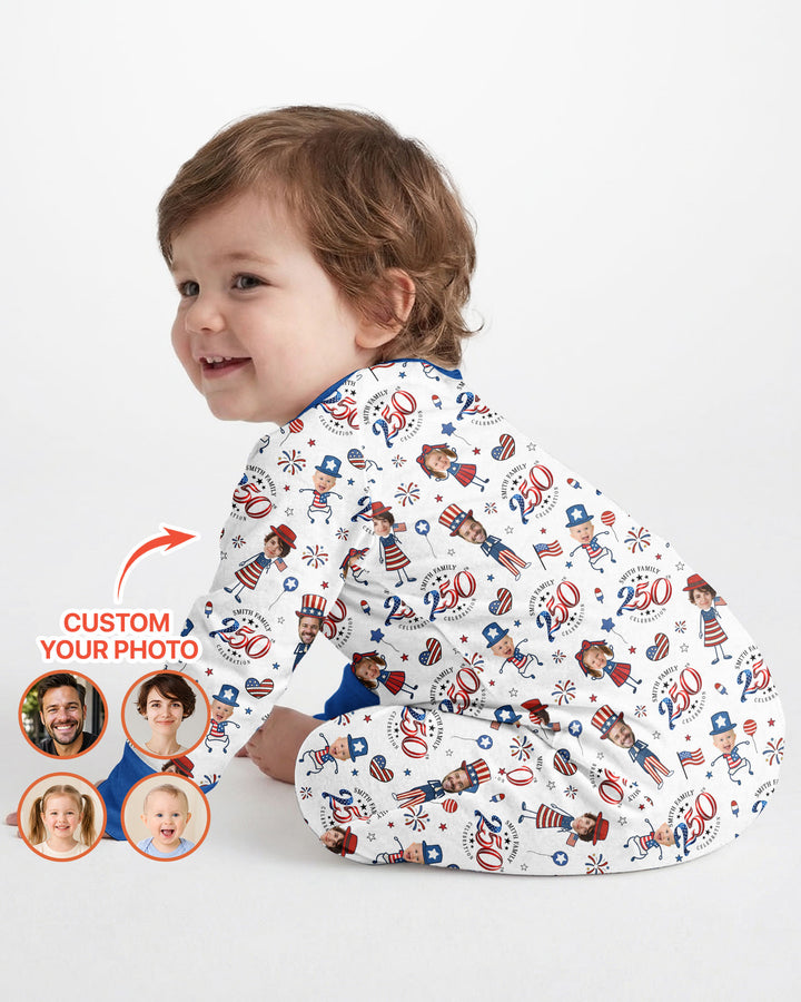 Gerippte Babykleidung mit individuellem Foto - Weich &amp; Skizzenhaft