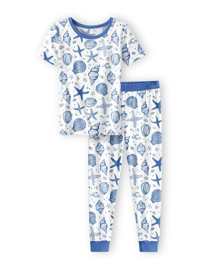 Zweiteiliges, kurzärmliges Pyjama-Set mit Marienkäfern