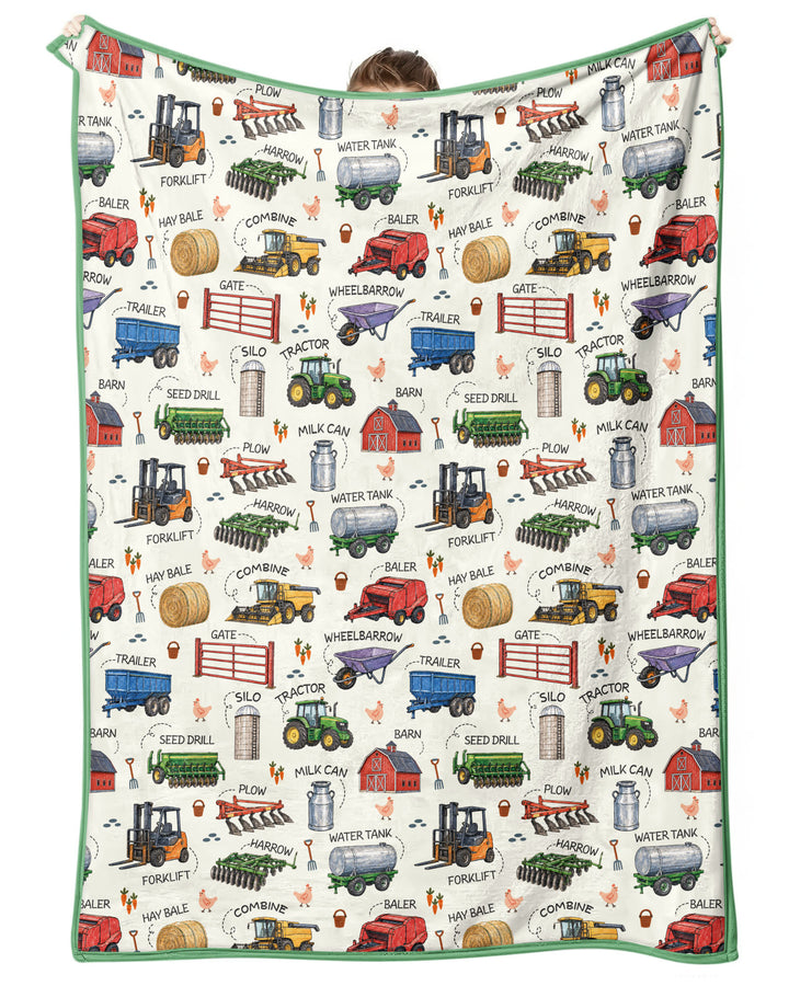 Little Farmer Bamboo Blanket