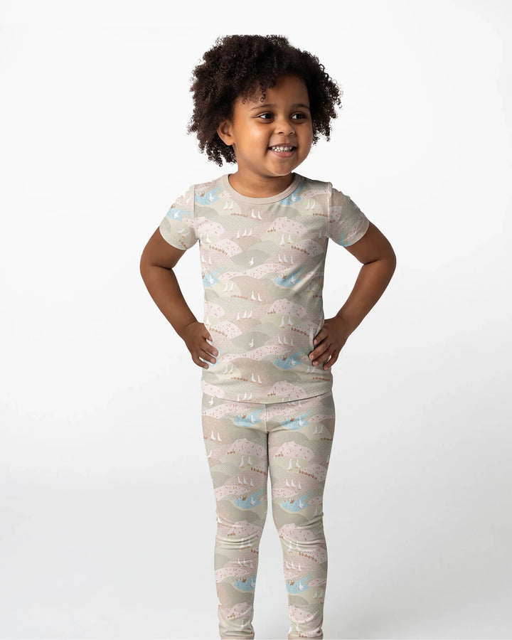 Zweiteiliges, kurzärmliges Pyjama-Set mit Marienkäfern