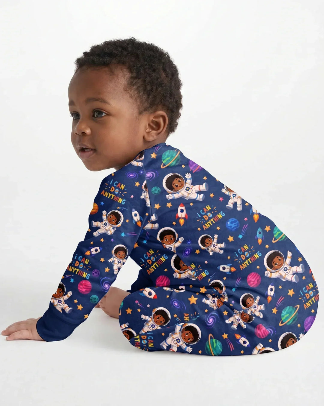 Gerippte Babykleidung mit individuellem Foto - Weich &amp; Skizzenhaft