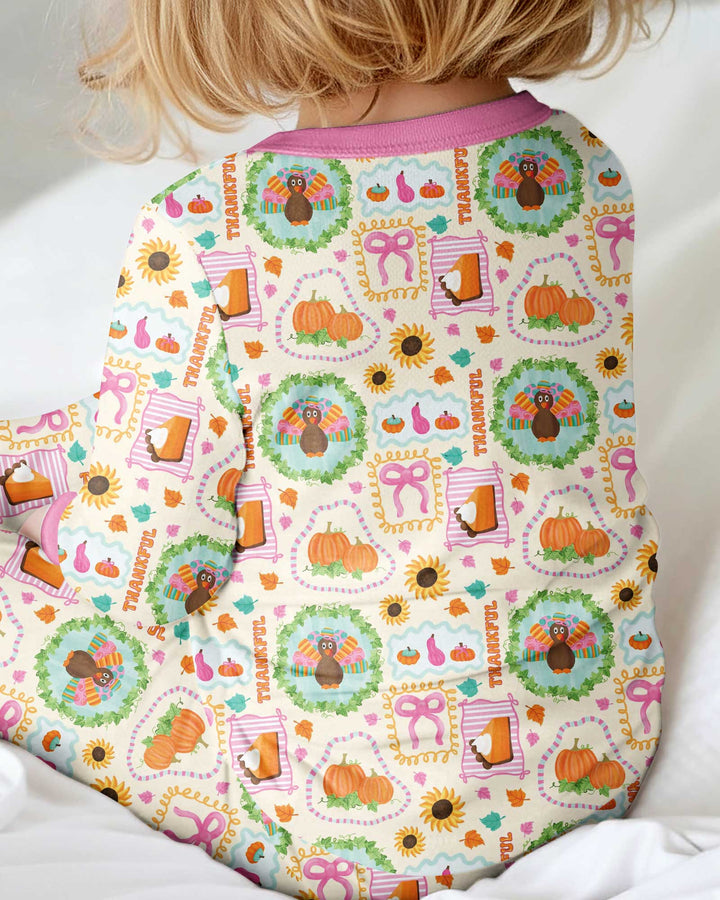 Sweet Thanksgiving Harvest Bamboo Convertible Zippy