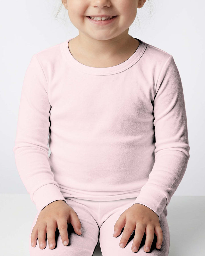 Zweiteiliges Pyjama-Set in Stahlblau