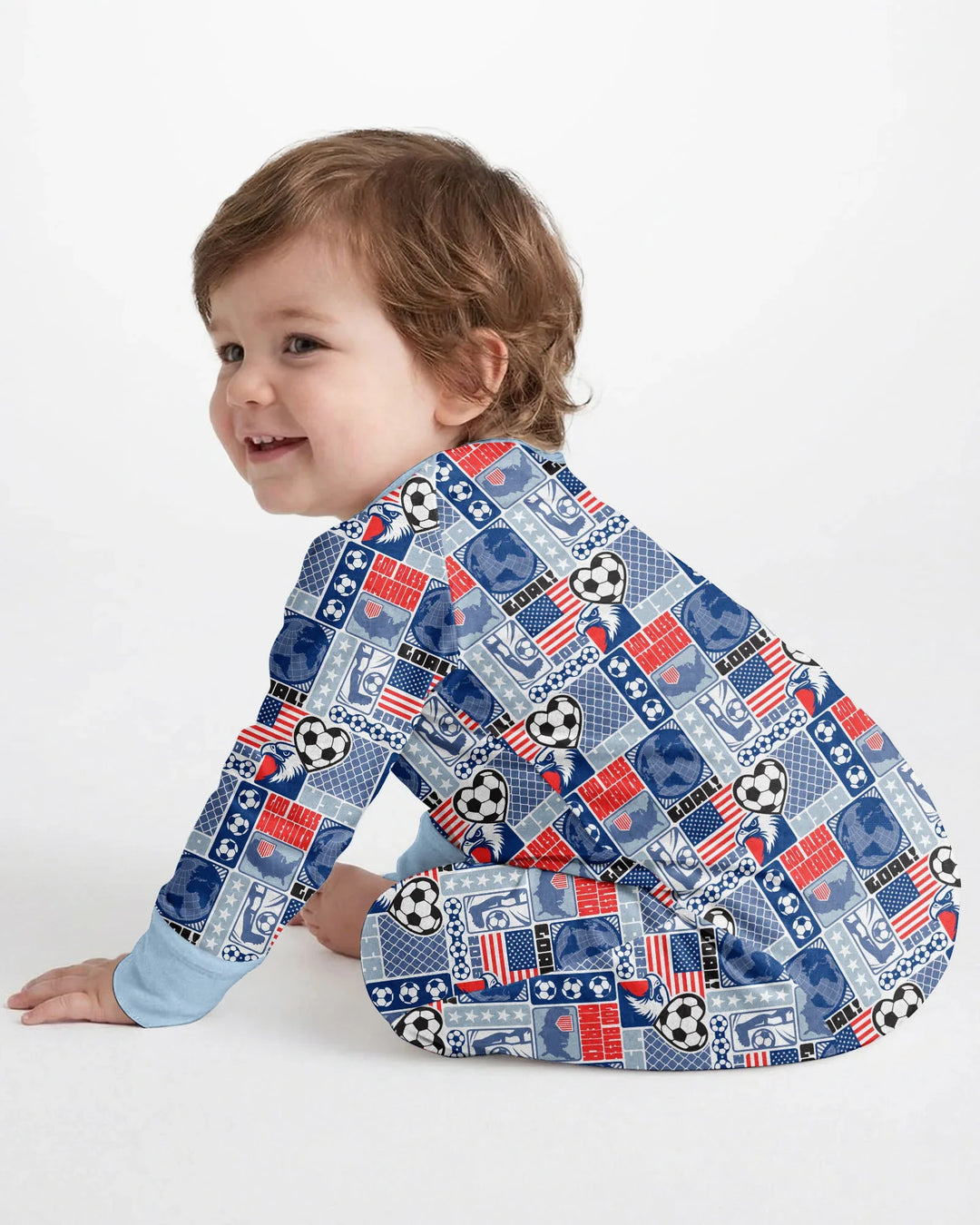 Gerippte Babykleidung mit individuellem Foto - Weich &amp; Skizzenhaft