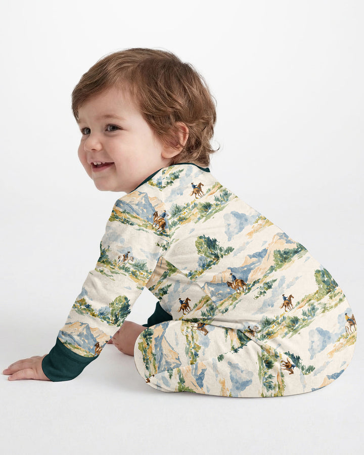 Gerippte Babykleidung mit individuellem Foto - Weich &amp; Skizzenhaft