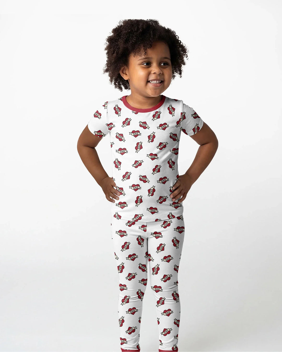 Zweiteiliges, kurzärmliges Pyjama-Set mit Marienkäfern