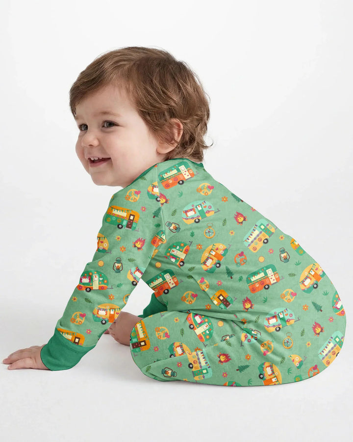 Gerippte Babykleidung mit individuellem Foto - Weich &amp; Skizzenhaft