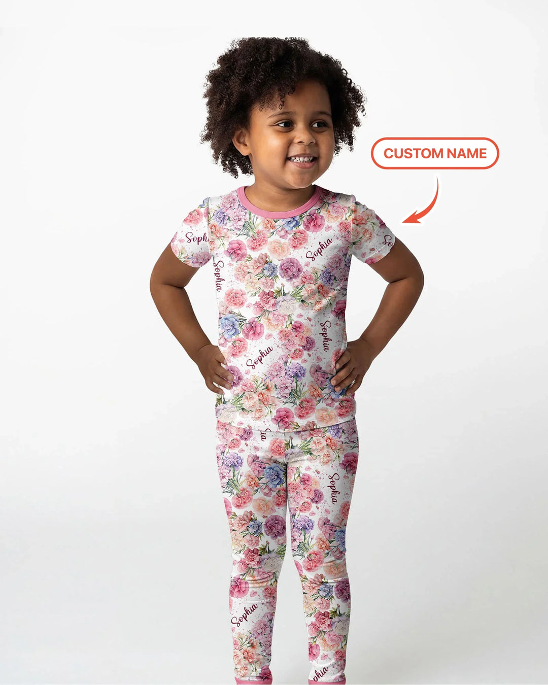 Zweiteiliges, kurzärmliges Pyjama-Set mit Marienkäfern