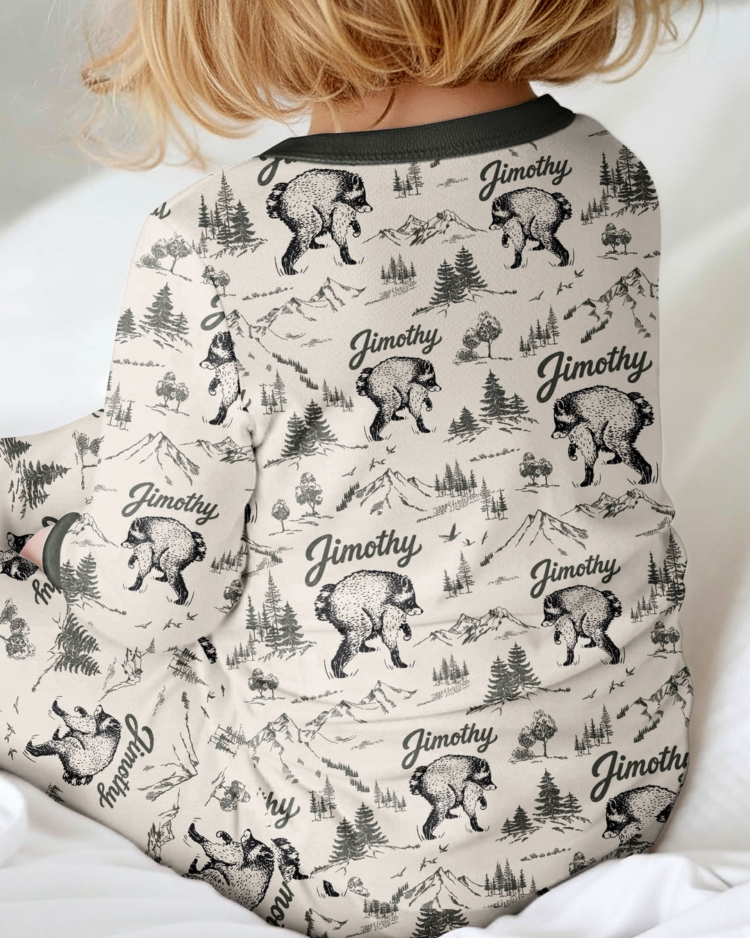 Gerippte Babykleidung mit individuellem Foto - Weich &amp; Skizzenhaft