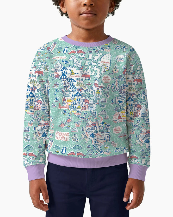 Hello World Wonders Bambus Crewneck Sweatshirt