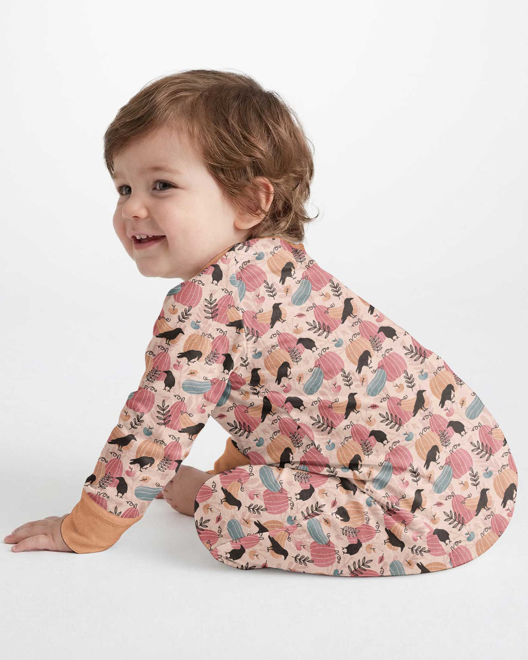 Pastel Pumpkin Patch Bamboo Convertible Zippy