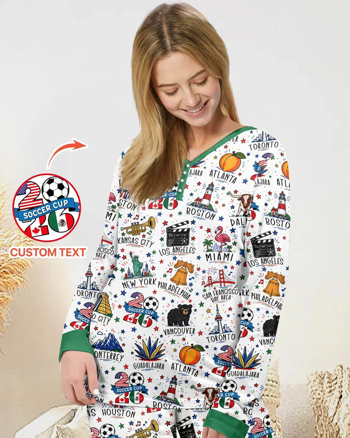 Vorlage Bambus Damen Pyjama Set