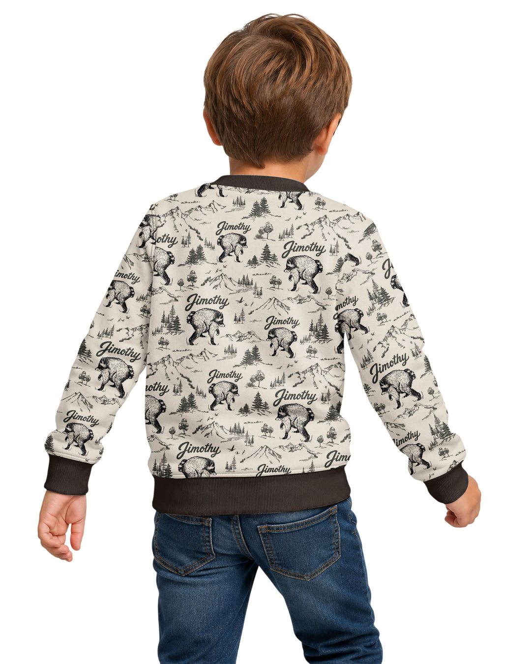 Sweatshirt mit Rundhalsausschnitt aus Bambusfaser