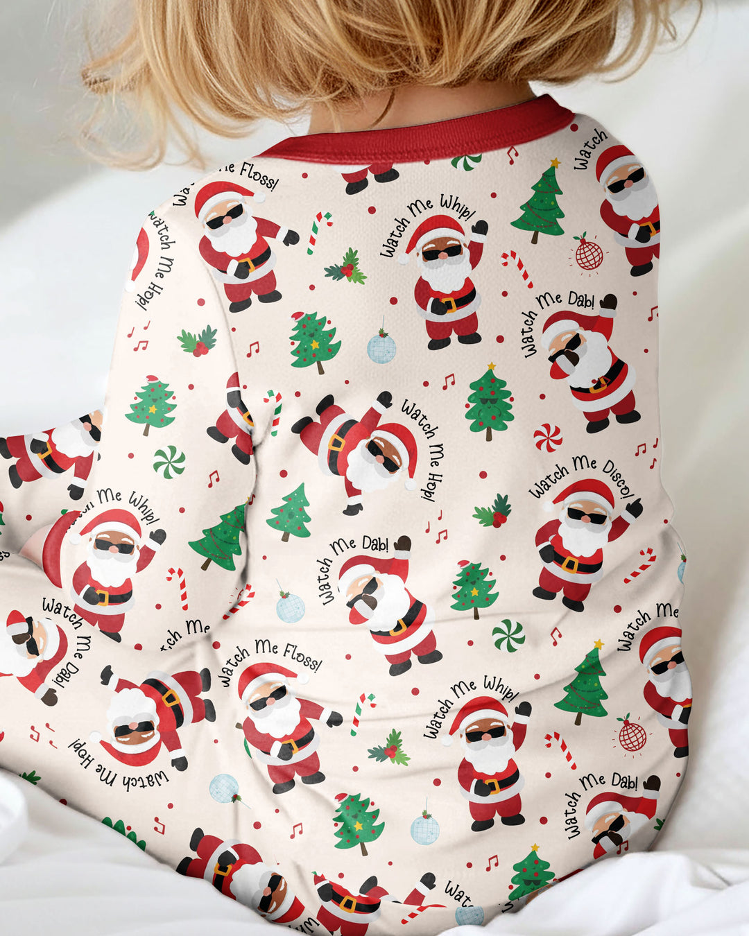 Santa's Christmas Dance Party Bamboo Convertible Zippy