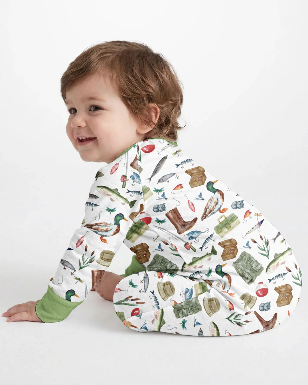 Gerippte Babykleidung mit individuellem Foto - Weich &amp; Skizzenhaft