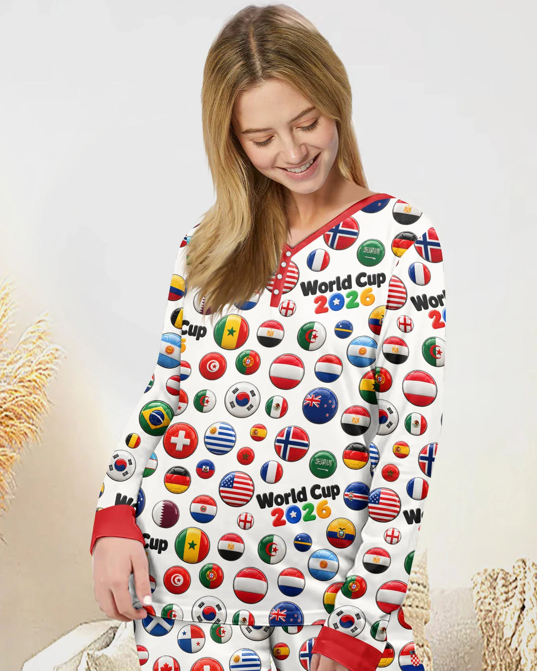 Vorlage Bambus Damen Pyjama Set