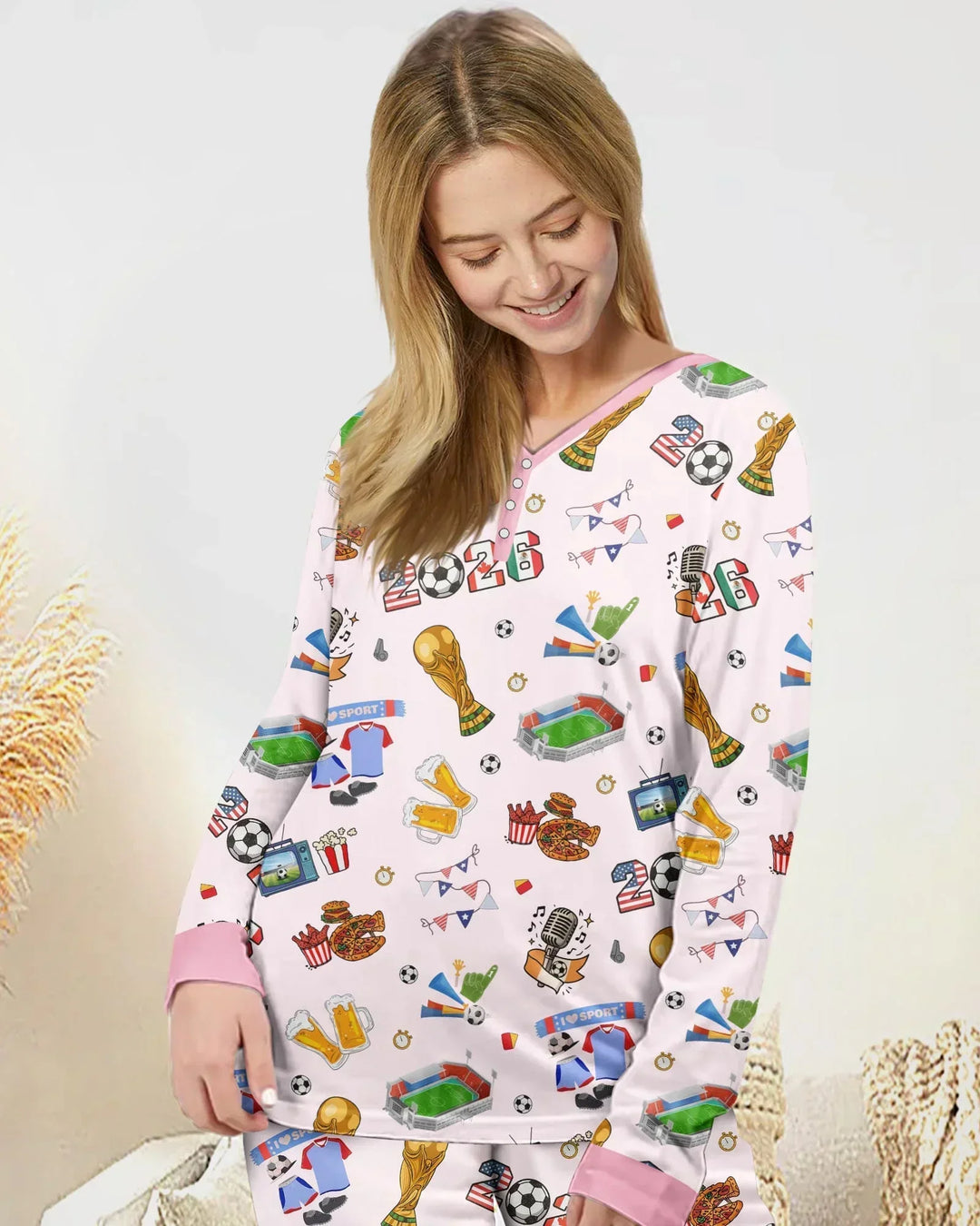 Träumen vom The Cup Bambus-Damen-Pyjama-Set
