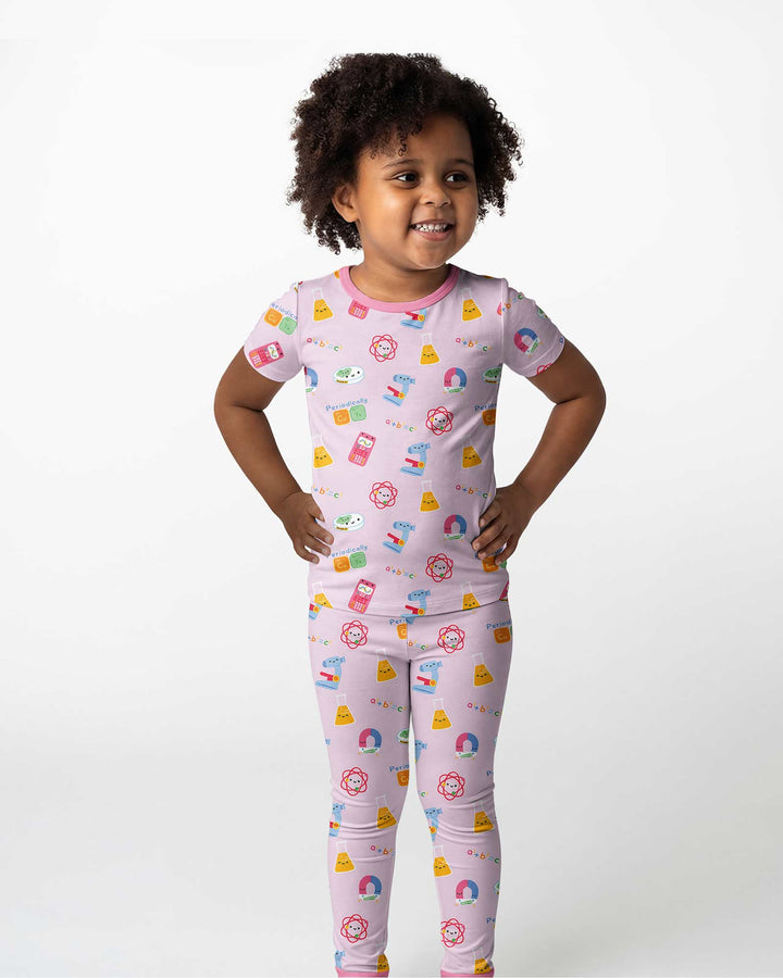 Zweiteiliges, kurzärmliges Pyjama-Set mit Marienkäfern