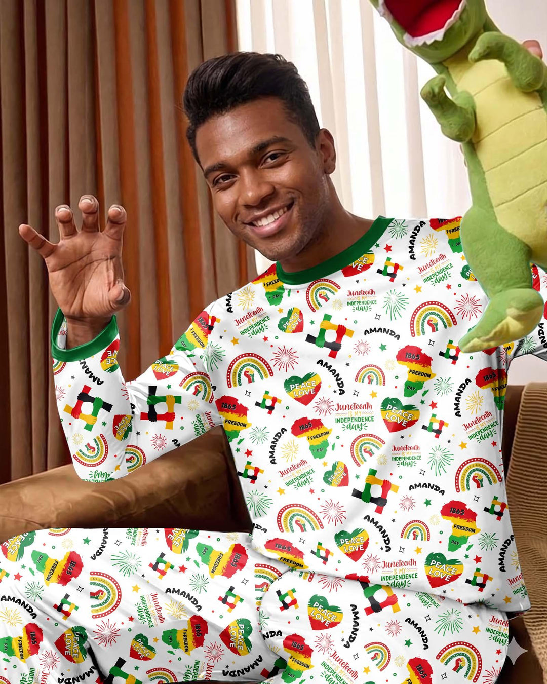 Vorlage Benutzerdefiniertes Herren-Pyjama-Set
