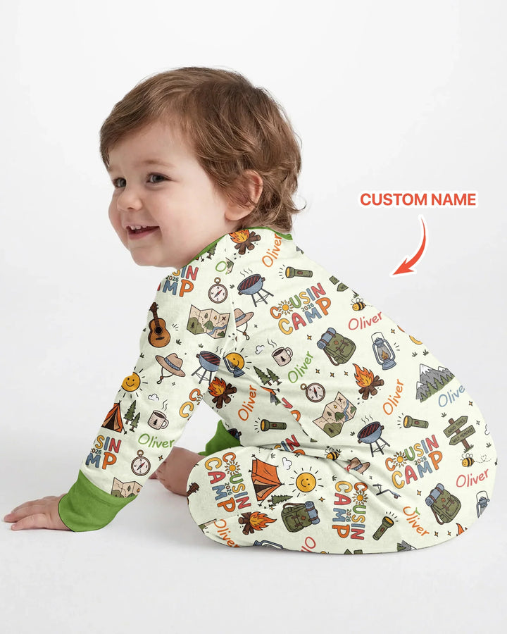 Gerippte Babykleidung mit individuellem Foto - Weich &amp; Skizzenhaft