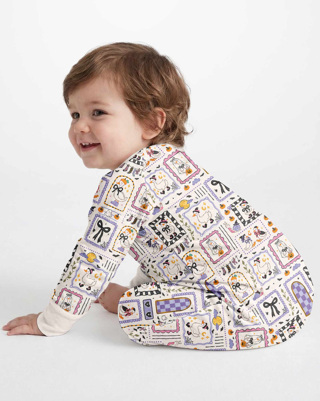 Just a Goose Halloween Bamboo Convertible Zippy