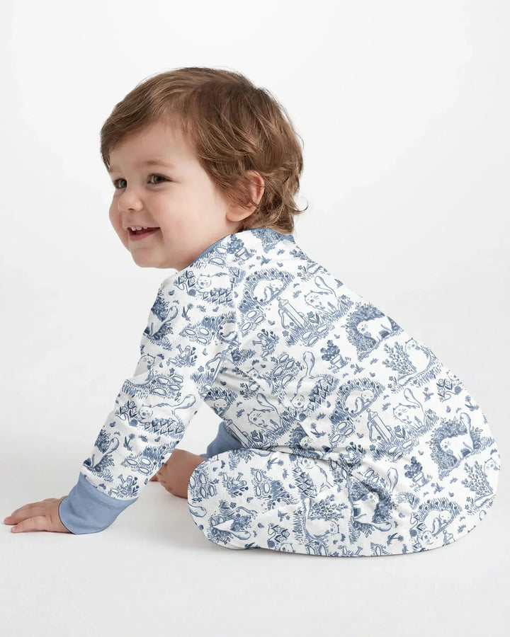 Gerippte Babykleidung mit individuellem Foto - Weich &amp; Skizzenhaft