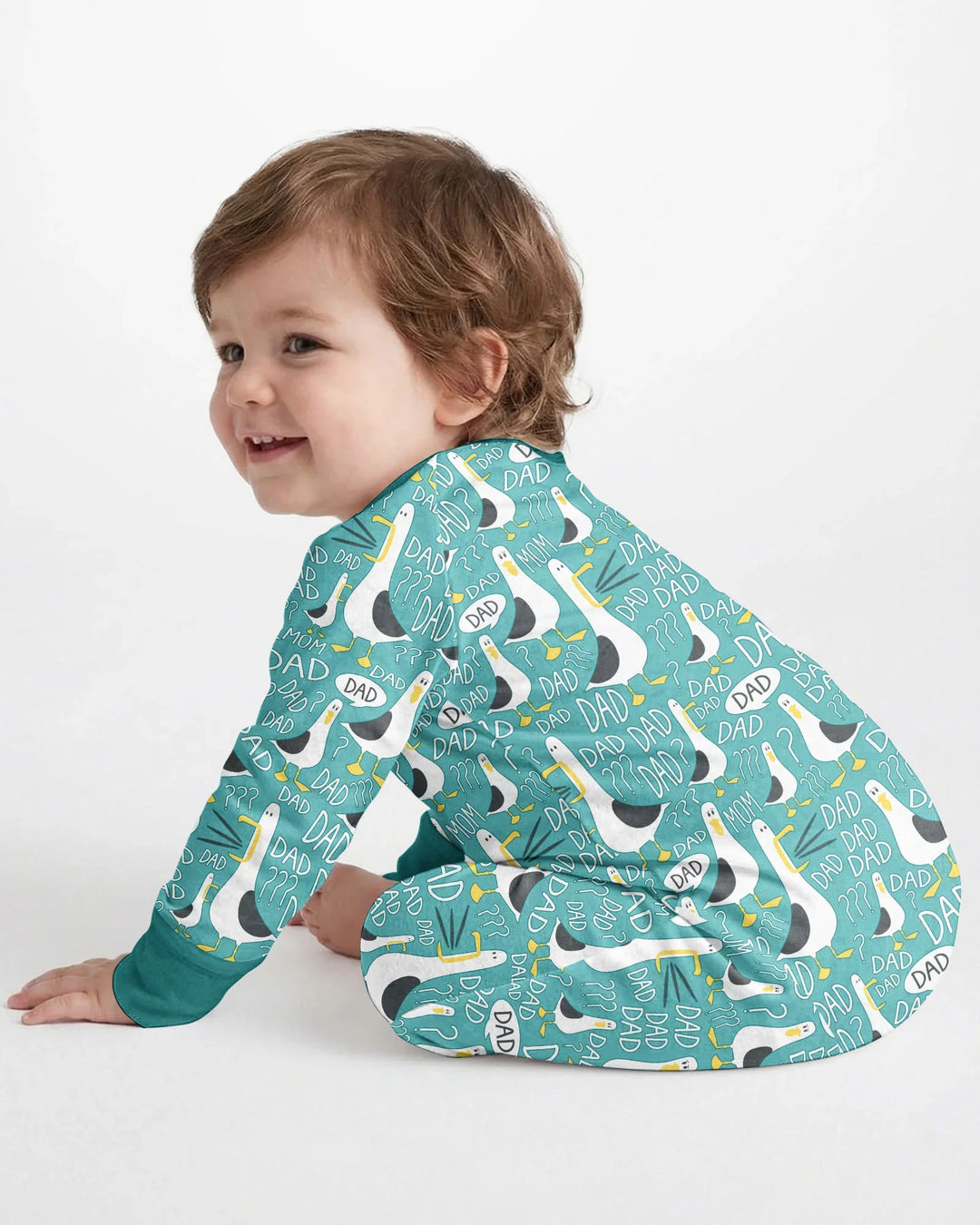 Gerippte Babykleidung mit individuellem Foto - Weich &amp; Skizzenhaft