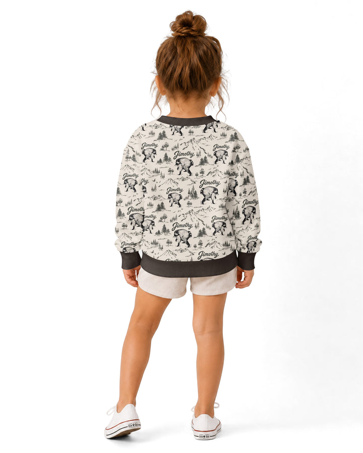 Sweatshirt mit Rundhalsausschnitt aus Bambusfaser