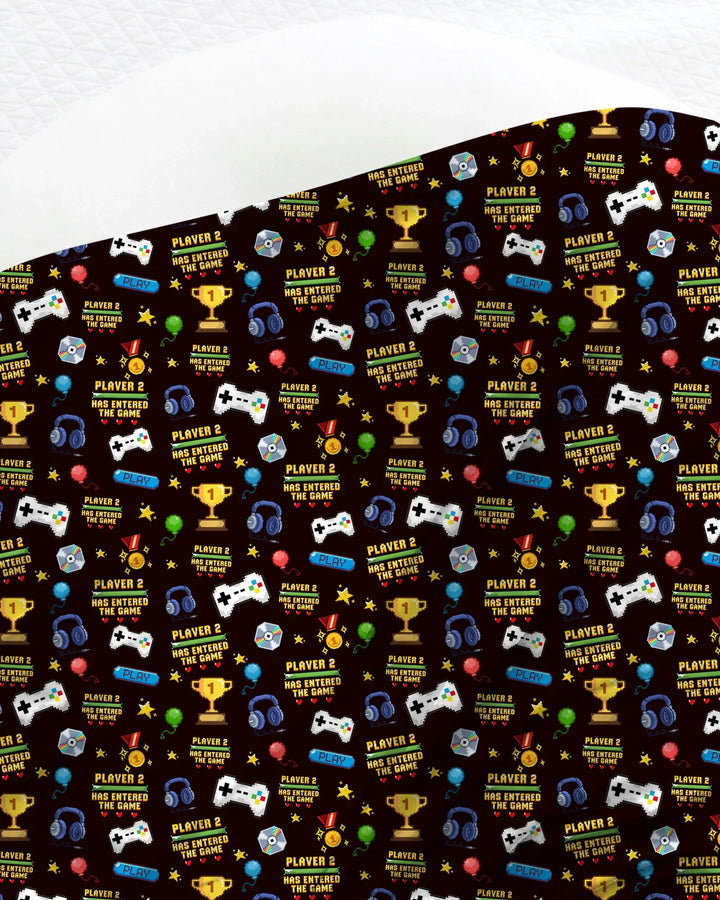 Leveled Up Daddy & Me Matching swaddle blanket