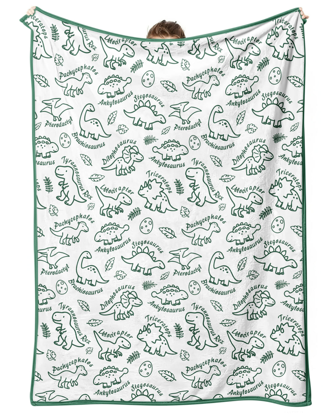Dinosaur Park Bamboo Blanket