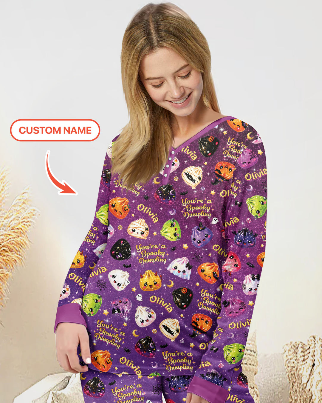 Vorlage Bambus Damen Pyjama Set