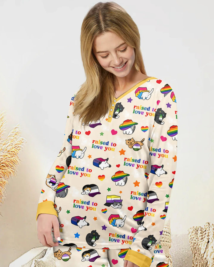 Vorlage Bambus Damen Pyjama Set