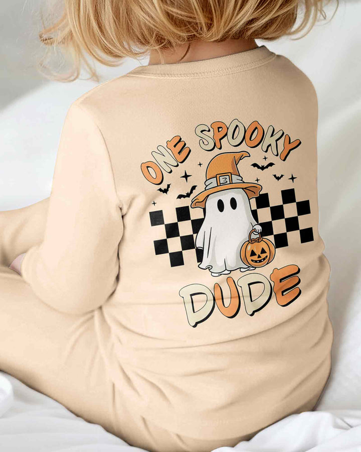 Personalized One Spooky Dude First Halloween Bamboo Convertible Zippy