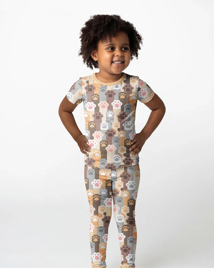 Zweiteiliges, kurzärmliges Pyjama-Set mit Marienkäfern