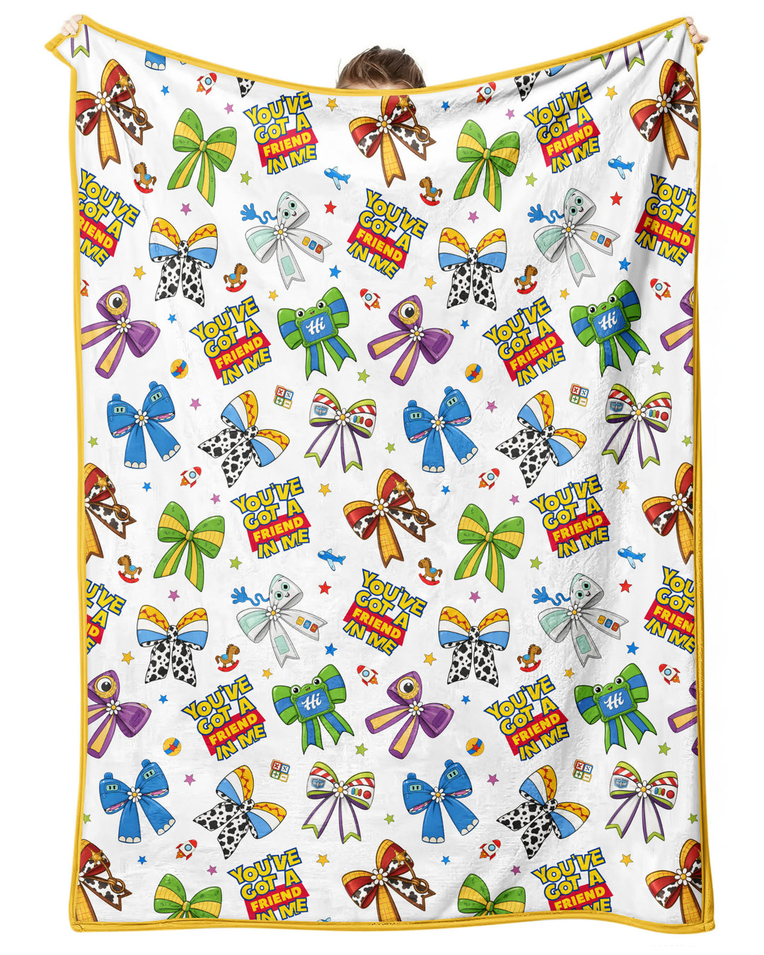 Magical Mirror Bow Bamboo Blanket