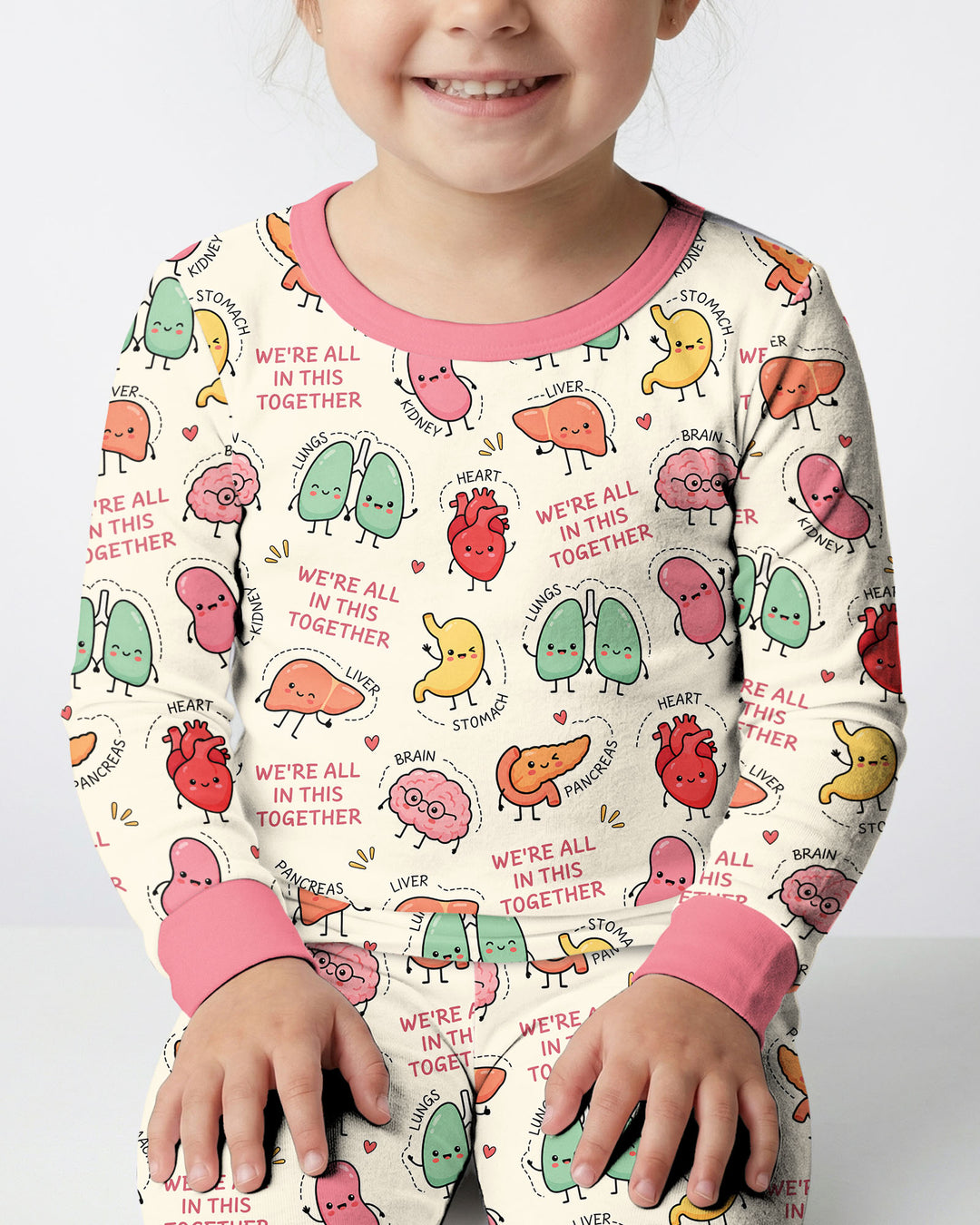 We're All In This Together Bamboo Two Piece Long Sleeve Pajama Set