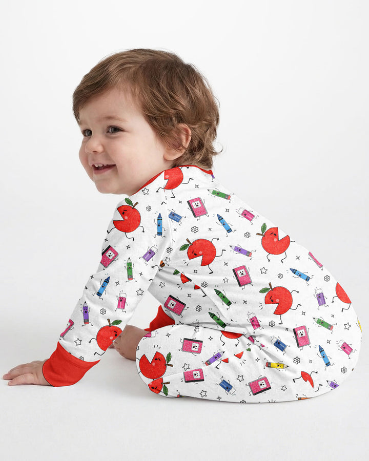 Gerippte Babykleidung mit individuellem Foto - Weich &amp; Skizzenhaft