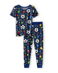 Championship Night Bamboo Two Piece Short Sleeve Pajama Set