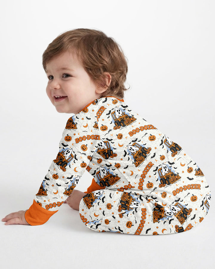 Boo-dozer Halloween Bamboo Convertible Zippy