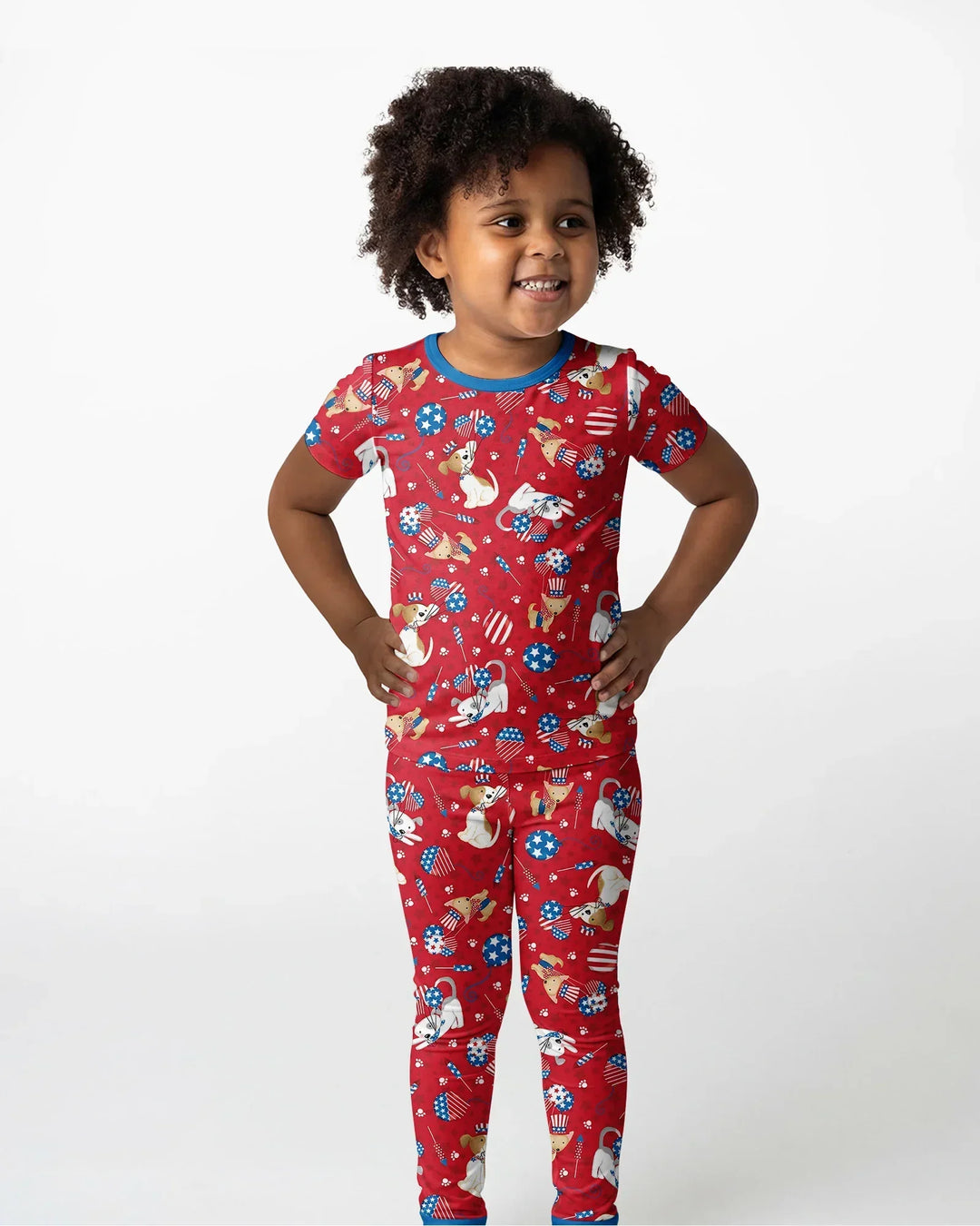 Zweiteiliges, kurzärmliges Pyjama-Set mit Marienkäfern