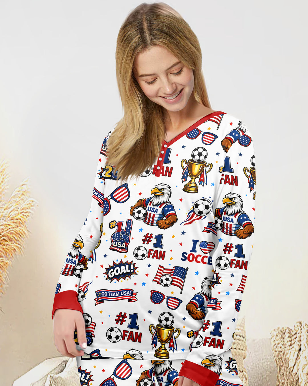 Vorlage Bambus Damen Pyjama Set