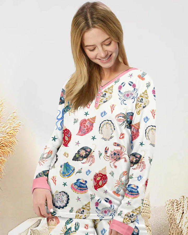 Vorlage Bambus Damen Pyjama Set
