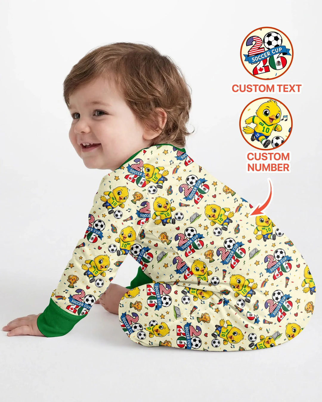 Gerippte Babykleidung mit individuellem Foto - Weich &amp; Skizzenhaft