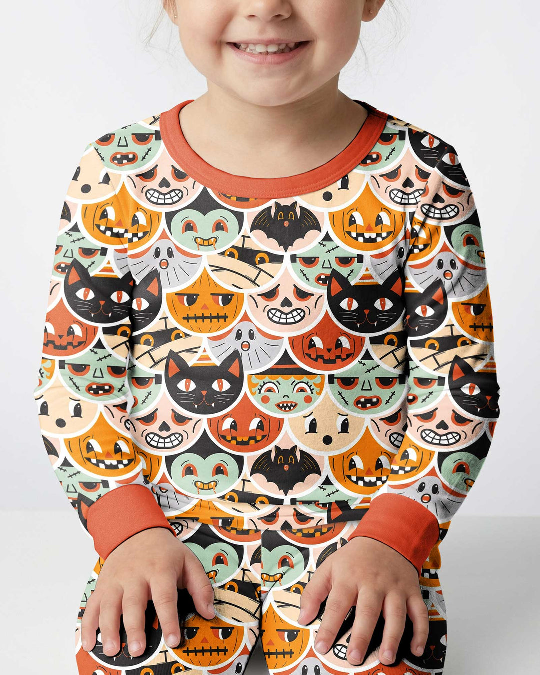 Monster Mash-Up Bamboo Two Piece Long Sleeve Pajama Set