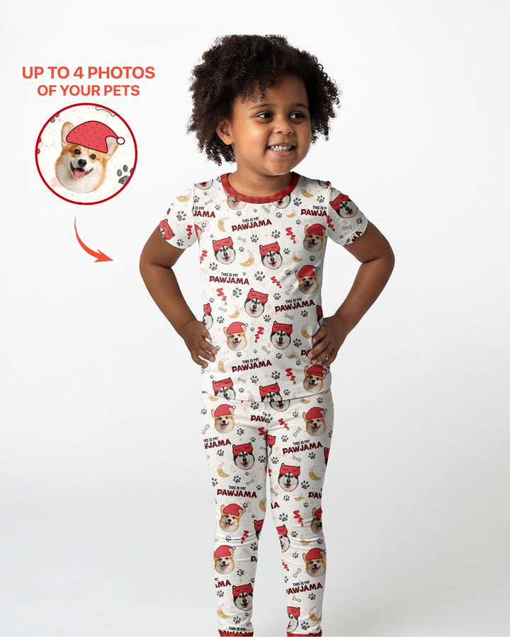Zweiteiliges, kurzärmliges Pyjama-Set mit Marienkäfern