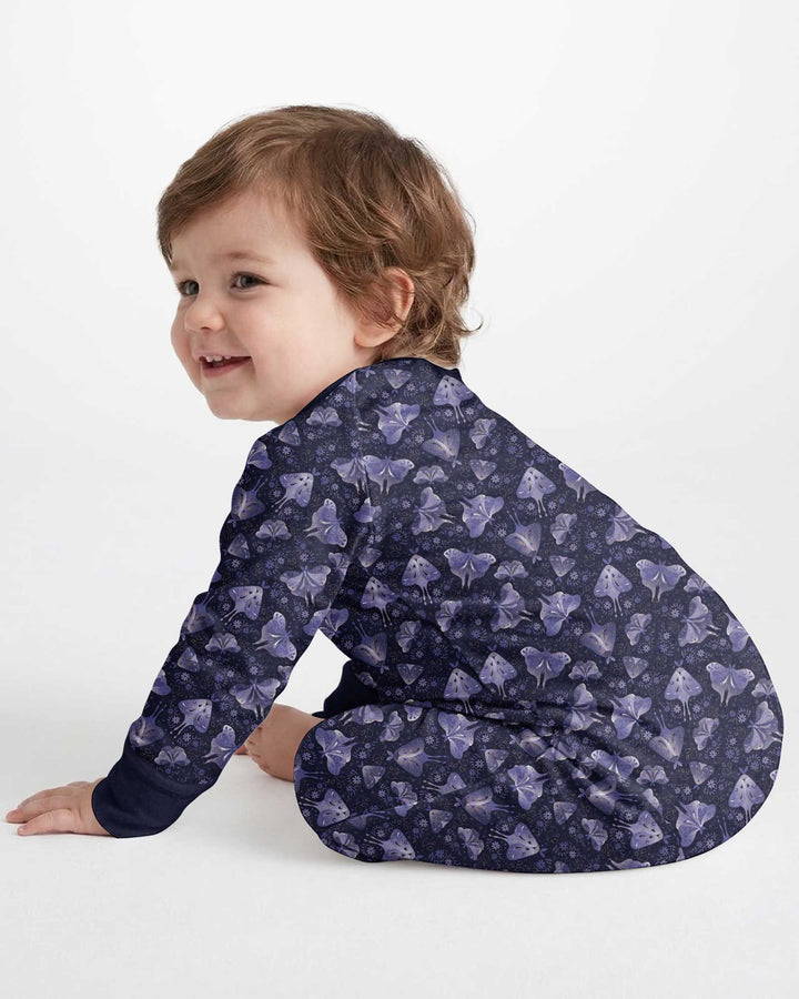 Very Peri Moths Bamboo Convertible Zippy