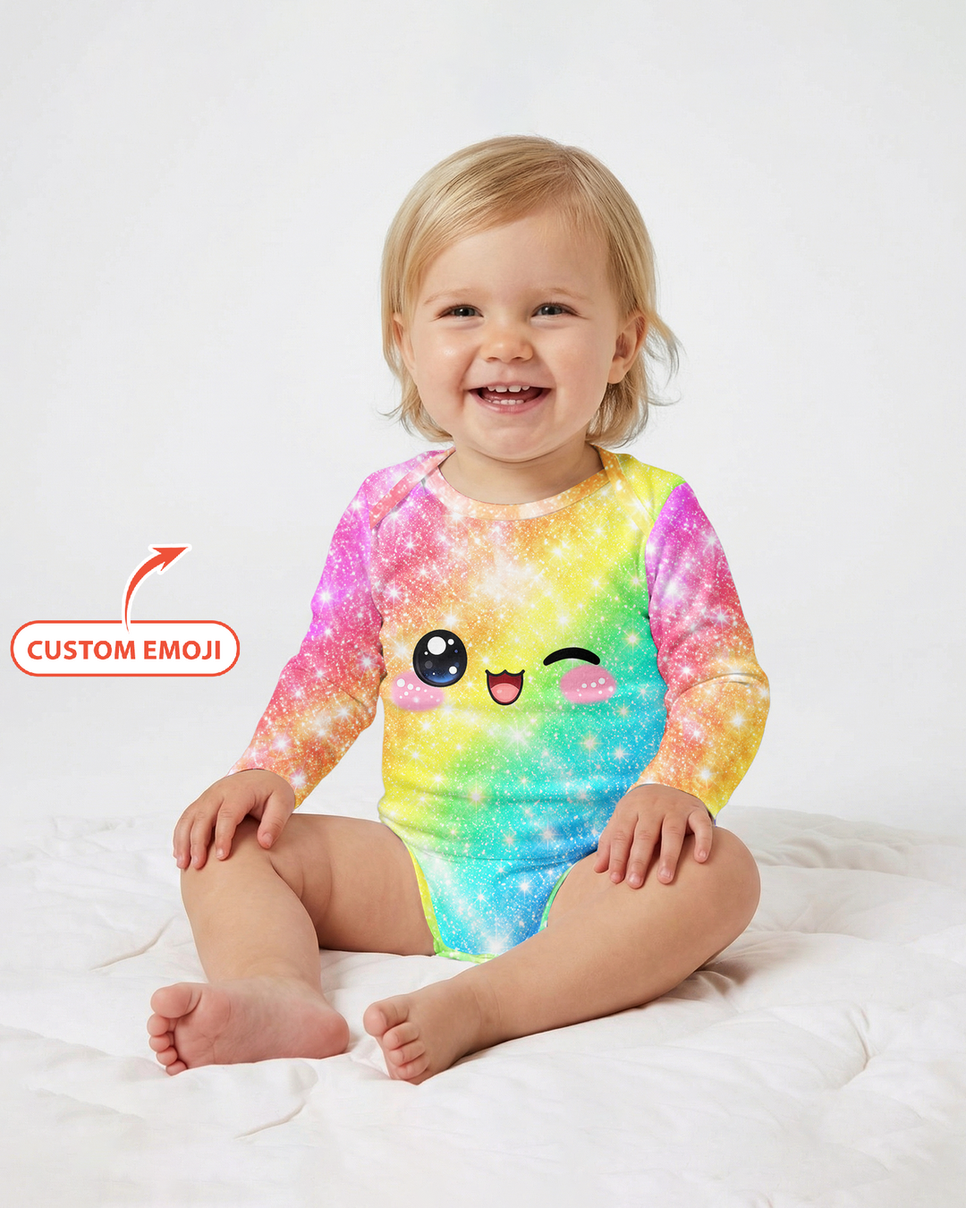 Kawaii Dumplings Emoji Bamboo Bodysuit