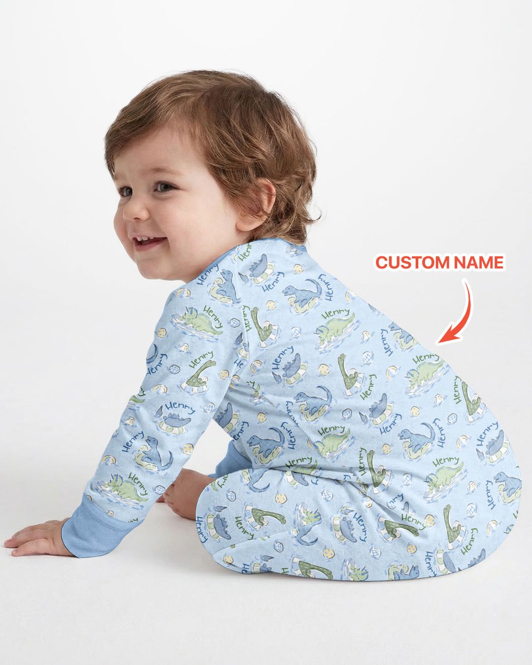 Gerippte Babykleidung mit individuellem Foto - Weich &amp; Skizzenhaft